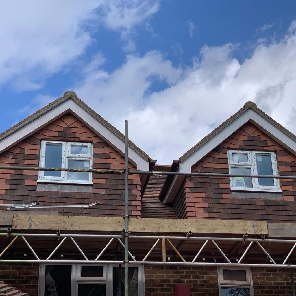 Chimney repointing and dormer roofing work in Worthing