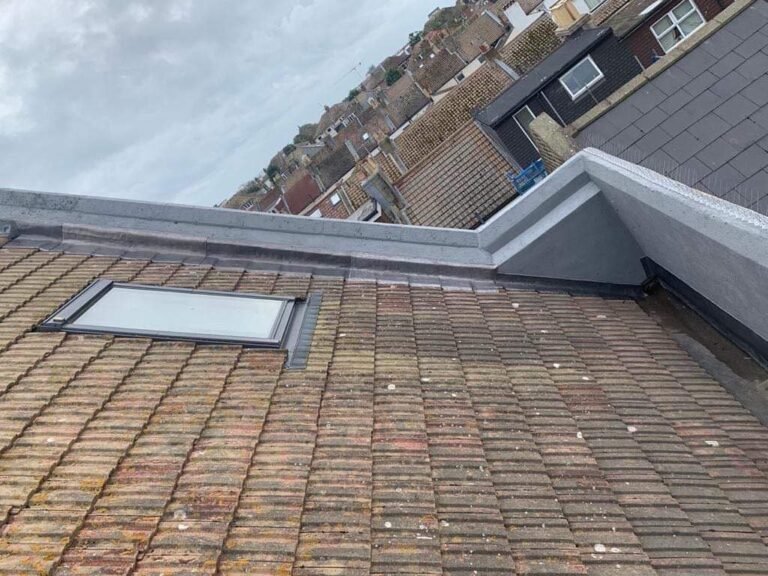 Roof window fitted in a slate roof in Worthing