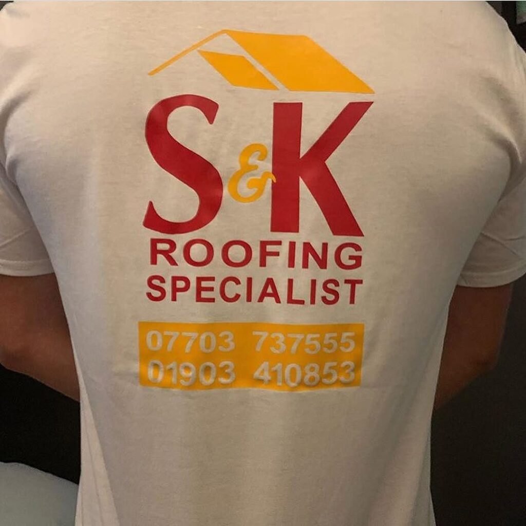 S&K Roofing Specialist branded workwear