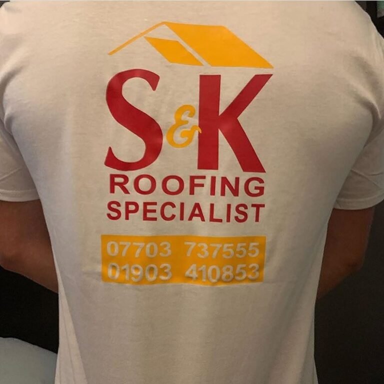 S&K Roofing Specialist branded workwear
